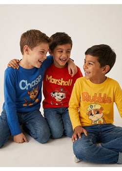 Sinsay - Bawełniana koszulka z nadrukiem 3 pack PAW Patrol - czerwony ze sklepu Sinsay w kategorii T-shirty chłopięce - zdjęcie 188361910