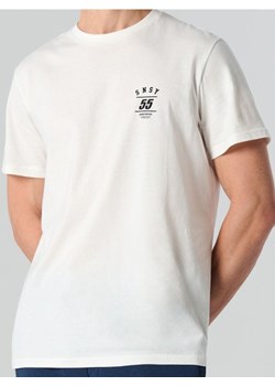 Sinsay - Bawełniana koszulka z nadrukiem - kremowy ze sklepu Sinsay w kategorii T-shirty męskie - zdjęcie 188361921