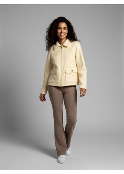 Sinsay - Krótka kurtka typu shacket - żółty ze sklepu Sinsay w kategorii Kurtki damskie - zdjęcie 188361942