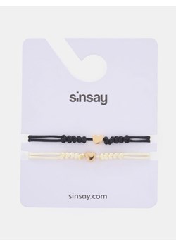 Sinsay - Bransoletka z zawieszką 2 pack - wielobarwny ze sklepu Sinsay w kategorii Bransoletki - zdjęcie 188362000