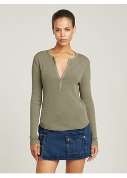 G-Star Koszulka w kolorze khaki ze sklepu Limango Polska w kategorii Bluzki damskie - zdjęcie 188362064