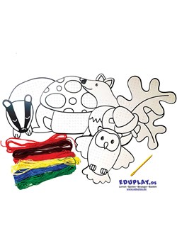 Eduplay Karty "Forest" do nawlekania - 3+ ze sklepu Limango Polska w kategorii Zabawki - zdjęcie 188362170