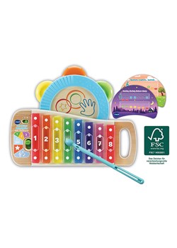 vtech Interaktywny drewniany ksylofon z tamburynem - 18m+ ze sklepu Limango Polska w kategorii Zabawki - zdjęcie 188362342