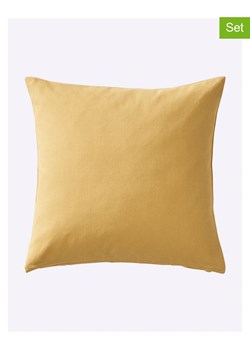 heine home Poszewki (2 szt.) w kolorze żółtym na poduszkę ze sklepu Limango Polska w kategorii Poduszki dekoracyjne - zdjęcie 188364114