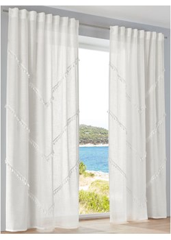 heine home Firanka dekoracyjna w kolorze białym ze sklepu Limango Polska w kategorii Tekstylia - zdjęcie 188364183