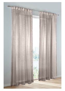 heine home Firanka dekoracyjna w kolorze beżowym ze sklepu Limango Polska w kategorii Tekstylia - zdjęcie 188364401