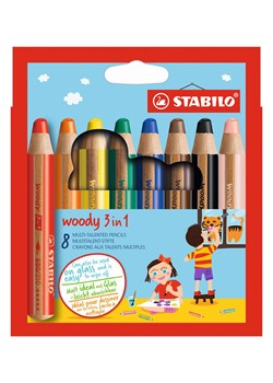 STABILO Kredki (8 szt.) "STABILO Woody 3in1" ze sklepu Limango Polska w kategorii Akcesoria biurowe - zdjęcie 188368043