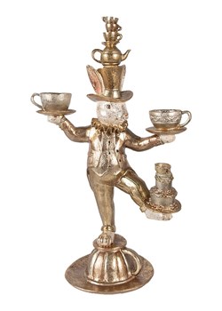 Clayre &amp; Eef Figurka dekoracyjna w kolorze złotym - 35 x 58 x 22 cm ze sklepu Limango Polska w kategorii Dekoracje - zdjęcie 188369533