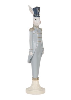 Clayre &amp; Eef Figurka dekoracyjna w kolorze błękitno-białym - 11 x 45 x 11 cm ze sklepu Limango Polska w kategorii Dekoracje - zdjęcie 188369623