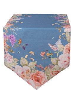 Clayre &amp; Eef Bieżnik w kolorze niebiesko-jasnoróżowym - 160 x 50 cm ze sklepu Limango Polska w kategorii Obrusy i bieżniki - zdjęcie 188370063