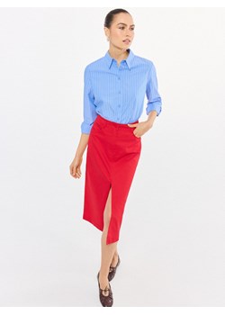 Mohito - Spódnica midi z rozcięciem - czerwony ze sklepu Mohito w kategorii Spódnice - zdjęcie 188373133