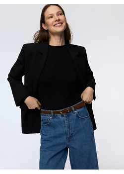 Reserved - Zamszowy pasek z klamrą - brązowy ze sklepu Reserved w kategorii Paski damskie - zdjęcie 188373382