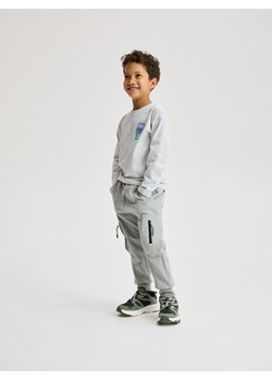 Reserved - Joggery cargo z kieszeniami - jasnoszary ze sklepu Reserved w kategorii Spodnie chłopięce - zdjęcie 188373414