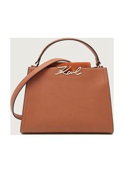 Karl Lagerfeld Skórzany kuferek k/signature | zamsz ze sklepu Gomez Fashion Store w kategorii Kuferki - zdjęcie 188373730