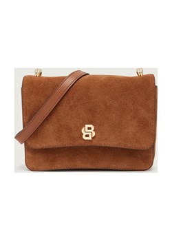 BOSS BLACK Torebka na ramię BEYOND | zamsz ze sklepu Gomez Fashion Store w kategorii Listonoszki - zdjęcie 188373763