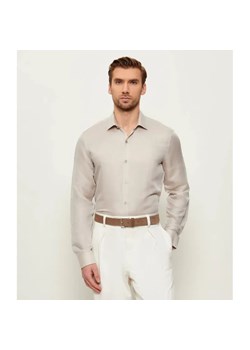 Calvin Klein Lniana koszula | Slim Fit ze sklepu Gomez Fashion Store w kategorii Koszule męskie - zdjęcie 188373801