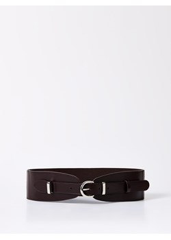 Mohito - Skórzany pasek - ciemnobrązowy ze sklepu Mohito w kategorii Paski damskie - zdjęcie 188374724