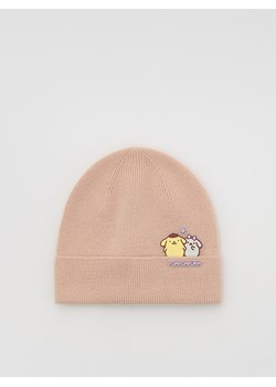Reserved - Prązkowana czapka Pompompurin - beżowy ze sklepu Reserved w kategorii Czapki dziecięce - zdjęcie 188374970