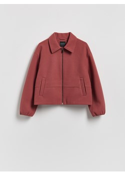 Reserved - Kurtka z kołnierzem - różowy ze sklepu Reserved w kategorii Kurtki damskie - zdjęcie 188375004