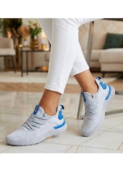 Wsuwane lekkie buty sportowe Sandic szare /G1-3 14236 t293/ ze sklepu Pantofelek24.pl w kategorii Buty sportowe damskie - zdjęcie 188375210