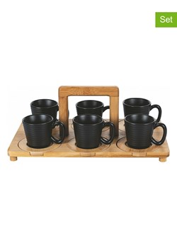 Shades of (Villa d'este) 13-częściowy zestaw "Essential" w kolorze czarno-jasnobrązowym - 90 ml ze sklepu Limango Polska w kategorii Dzbanki i zaparzacze - zdjęcie 188375290