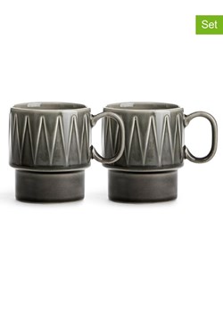 Sagaform Kubki (2 szt.) w kolorze szarym do kawy - 250 ml ze sklepu Limango Polska w kategorii Dzbanki i zaparzacze - zdjęcie 188375403