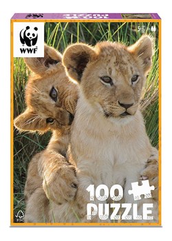 ambassador 100-częściowe puzzle "Lion cubs" - 5+ ze sklepu Limango Polska w kategorii Puzzle - zdjęcie 188375471