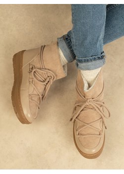 Bellucci Botki zimowe w kolorze khaki ze sklepu Limango Polska w kategorii Śniegowce damskie - zdjęcie 188375793