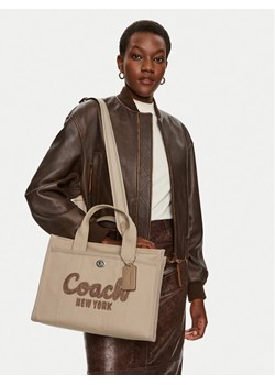 Coach Torebka Cargo CP158 Beżowy ze sklepu MODIVO w kategorii Torby Shopper bag - zdjęcie 188376342