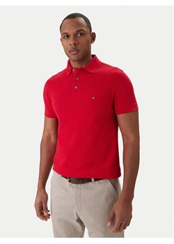 Tommy Hilfiger Polo 1985 MW0MW17771 Czerwony Slim Fit ze sklepu MODIVO w kategorii T-shirty męskie - zdjęcie 188376360