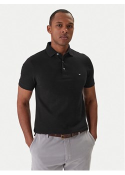 Tommy Hilfiger Polo 1985 MW0MW17771 Czarny Slim Fit ze sklepu MODIVO w kategorii T-shirty męskie - zdjęcie 188376364