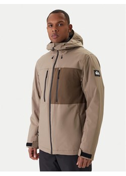 Quiksilver Kurtka snowboardowa Sycamore Solid 20K EQYTJ03502 Beżowy Modern Fit ze sklepu MODIVO w kategorii Kurtki męskie - zdjęcie 188376424