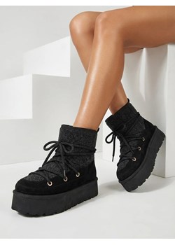 Royalfashion Śniegowce damskie sznurowane Filori ze sklepu royalfashion.pl w kategorii Śniegowce damskie - zdjęcie 188377110