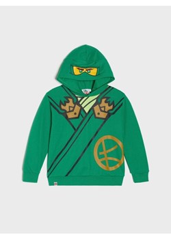 Sinsay - Bluza hoodie z nadrukiem Lego Ninjago - zielony ze sklepu Sinsay w kategorii Bluzy chłopięce - zdjęcie 188378202
