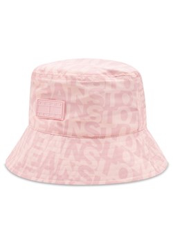 Kapelusz Tommy Jeans Logomania AW0AW14599 Różowy ze sklepu eobuwie.pl w kategorii Kapelusze damskie - zdjęcie 188378794