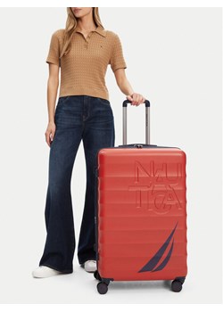 Nautica Walizka duża CWBEO-NTC-KS-004-07-L Czerwony ze sklepu MODIVO w kategorii Walizki - zdjęcie 188378964