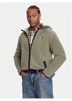 Tommy Jeans Polar DM0DM19224 Zielony Regular Fit ze sklepu MODIVO w kategorii Bluzy męskie - zdjęcie 188379003