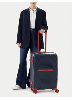 Beverly Hills Polo Club Walizka średnia CEO-BHPC-WAL-005-M Granatowy ze sklepu MODIVO w kategorii Walizki - zdjęcie 188379004