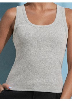 Sinsay - Top na ramiączkach - srebrny ze sklepu Sinsay w kategorii Bluzki damskie - zdjęcie 188379650