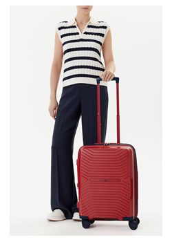 Walizka kabinowa Beverly Hills Polo Club CEO-BHPC-WAL-006-S Czerwony ze sklepu eobuwie.pl w kategorii Walizki - zdjęcie 188379664