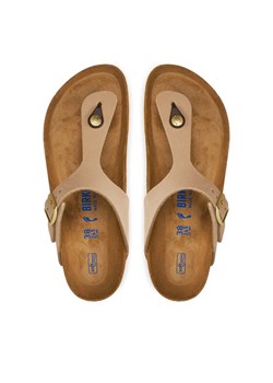 Birkenstock Japonki Gizeh 1019014 Beżowy ze sklepu MODIVO w kategorii Klapki damskie - zdjęcie 188379870