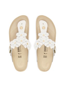 Birkenstock Japonki Gizeh 1026735 Biały ze sklepu MODIVO w kategorii Klapki damskie - zdjęcie 188379874