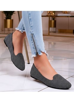 Czarne klasyczne damskie balerinki /A4-2 13135 S296/ ze sklepu Pantofelek24.pl w kategorii Balerinki - zdjęcie 188380234