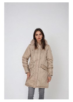 Jessica Simpson Parka w kolorze beżowym ze sklepu Limango Polska w kategorii Kurtki damskie - zdjęcie 188380952