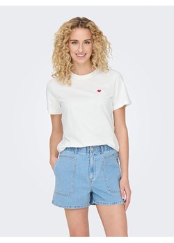 JDY Koszulka w kolorze białym ze sklepu Limango Polska w kategorii Bluzki damskie - zdjęcie 188381452