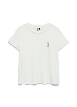 Vero Moda Koszulka w kolorze białym ze sklepu Limango Polska w kategorii Bluzki damskie - zdjęcie 188381943