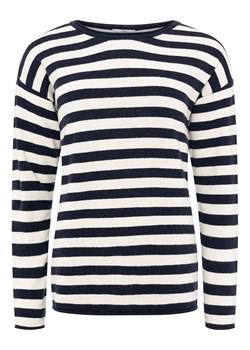 Zwillingsherz Sweter "Stripes" w kolorze granatowo-kremowym ze sklepu Limango Polska w kategorii Swetry damskie - zdjęcie 188382262