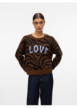 Vero Moda Sweter w kolorze jasnobrązowym ze sklepu Limango Polska w kategorii Swetry damskie - zdjęcie 188382570