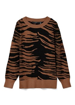 Vero Moda Sweter w kolorze jasnobrązowym ze sklepu Limango Polska w kategorii Swetry damskie - zdjęcie 188382643