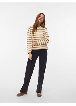 Vero Moda Sweter w kolorze beżowym ze sklepu Limango Polska w kategorii Swetry damskie - zdjęcie 188382753